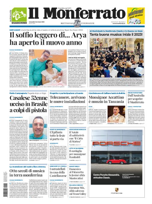 Il Monferrato - Edizione 1 del 05/01/2023